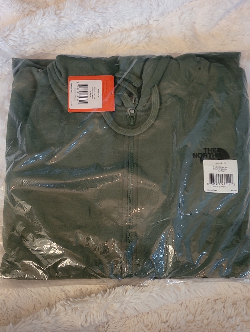 The North Face Green Full-zip Hoodie